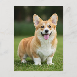 Cartão Postal Cartão-postal da Rainha Corgi Welsh Corgi