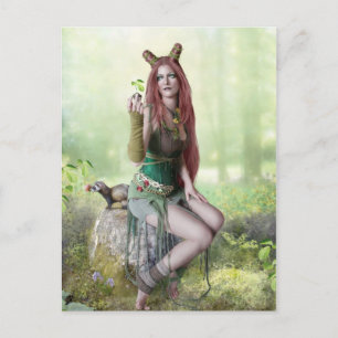 Cartão Postal Cartão-postal da Rainha de Primavera