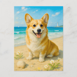 Cartão Postal Cartão-postal da Rainha Galinha de Corgi