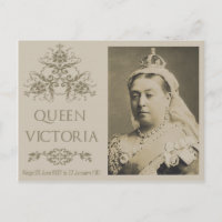 Cartão-postal da Rainha Victoria