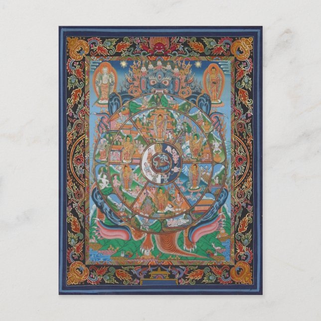 Cartão Postal Cartão-postal da Roda da Vida (Frente)