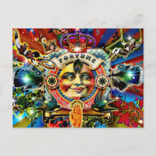 Cartão Postal Cartão-postal da Roda Fortune