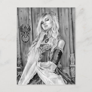 Cartão Postal Cartão-postal da Senhora Scheming