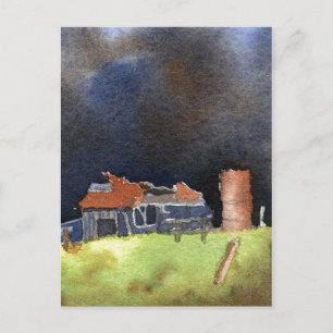 Cartão Postal Cartão-postal da série country "Storm's coming #