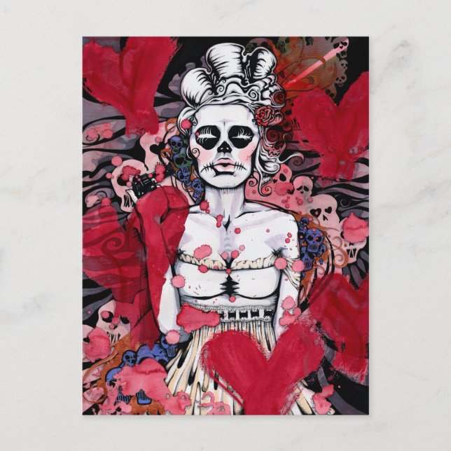 Cartão Postal Cartão-postal da série "Rapariga" (Frente)