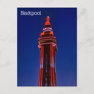 Cartão Postal Cartão-postal da Torre de Blackpool