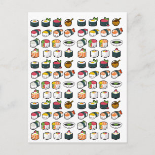 Cartão Postal Cartão-postal da variedade Sushi