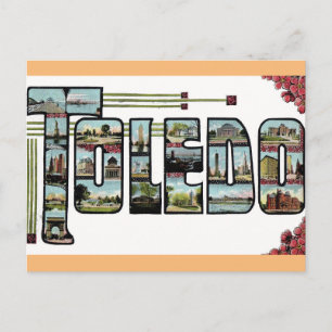 Cartão Postal Cartão-postal da Viagens vintage de Ohio