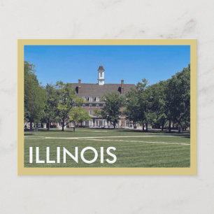 Cartão Postal Cartão-postal da Viagens vintage Urbana Champaa Il