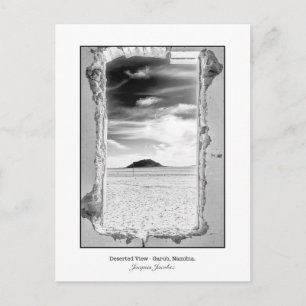 Cartão Postal Cartão-postal da vista Paisagem do Deserto atrav