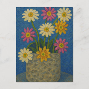 Cartão Postal Cartão-postal Daisy