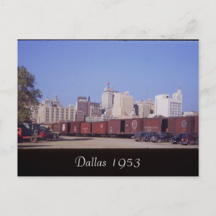 Cartão Postal Cartão-postal Dallas 1953