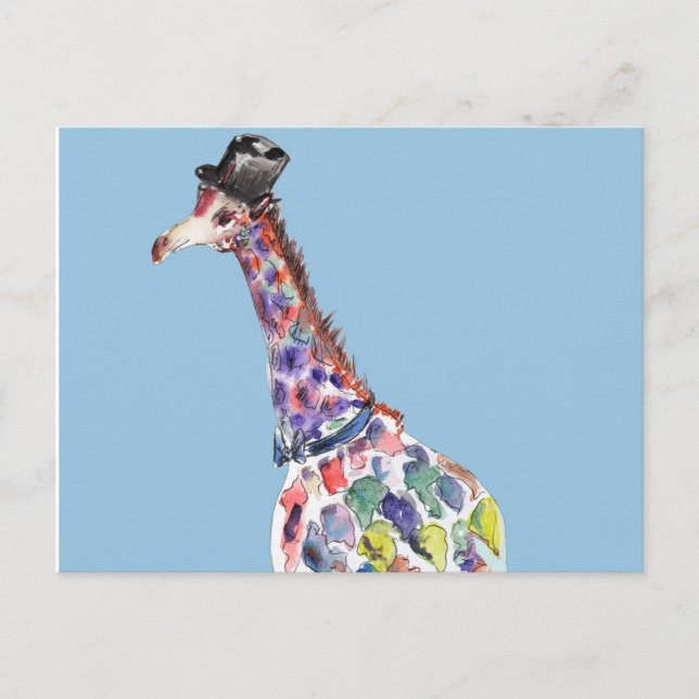 Cartão Postal Cartão-postal Dapper Giraffe (Frente)