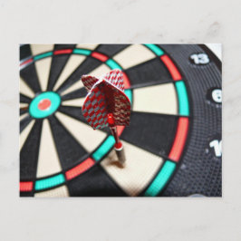 Cartão Postal Cartão-postal Dartboard e Dart