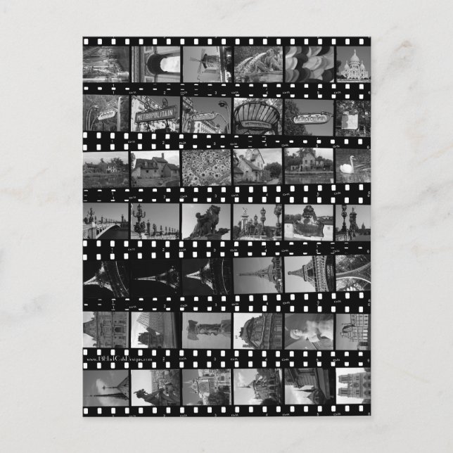 Cartão Postal Cartão-postal das coleções de Paris (Frente)