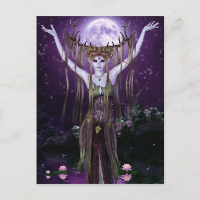 Cartão Postal Cartão-postal das Criaturas Noturnas (Frente)