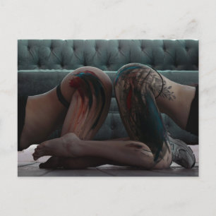 Cartão Postal Cartão-postal das damas pintadas