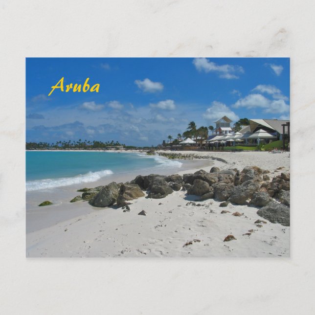 Cartão Postal Cartão-postal das férias de Aruba (Frente)