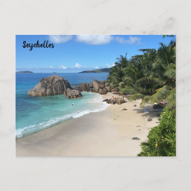 Cartão Postal Cartão-postal das Maldivas das Seychelles (Frente)