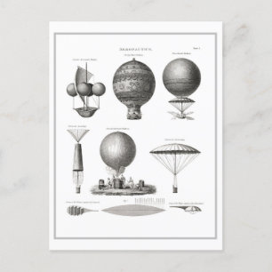 Cartão Postal Cartão-postal das máquinas voadoras aeronáuticas V