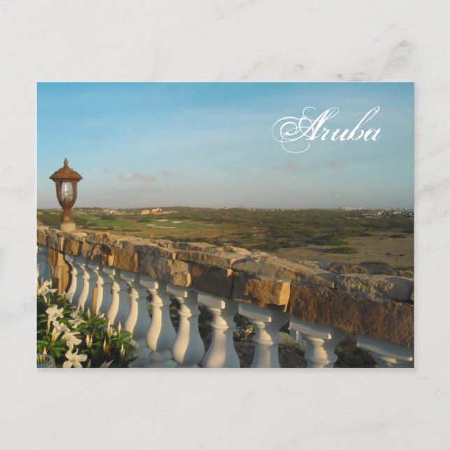 Cartão Postal Cartão-postal das noites de Aruba (Frente)