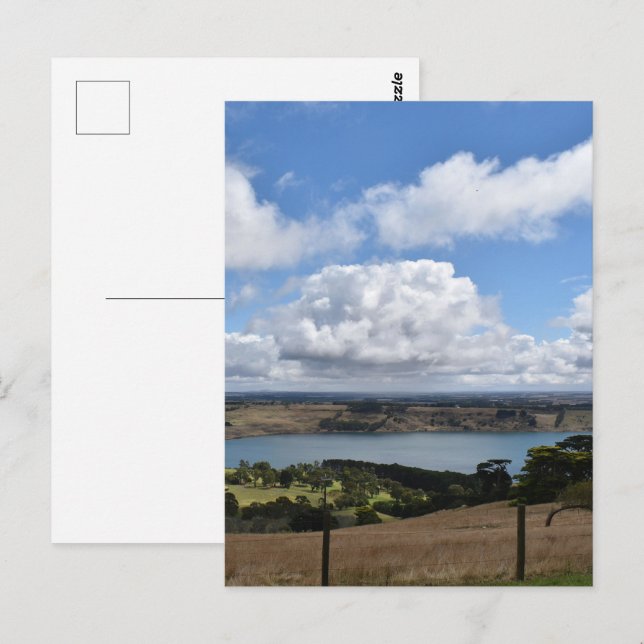 Cartão Postal Cartão-postal das nuvens sobre o lago Gnotuk (Frente/Verso)