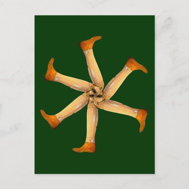 Cartão Postal Cartão-postal das Pernas de Madeira (Frente)