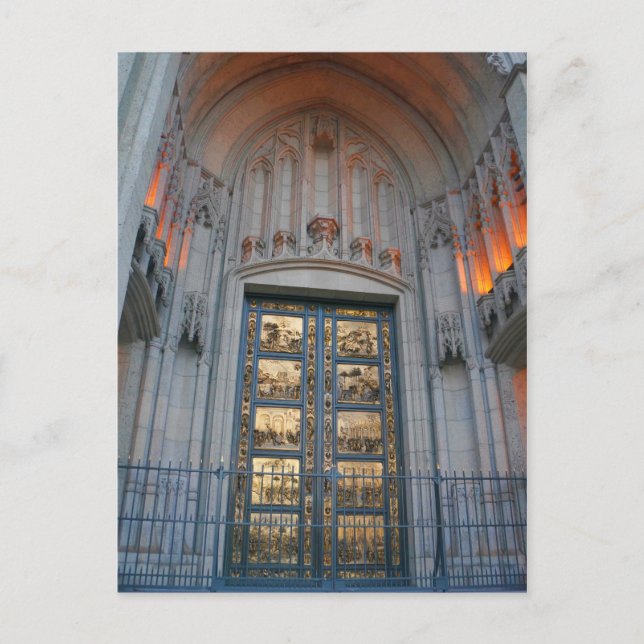 Cartão Postal Cartão-postal das portas do San Francisco Ghiberti (Frente)