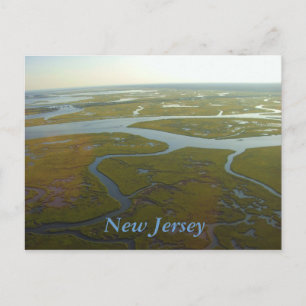 Cartão Postal Cartão-postal das Terras Wetlands de Nova Jersey