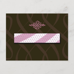 Cartão Postal Cartão-postal de 311-Luscious, rosa e chocolate