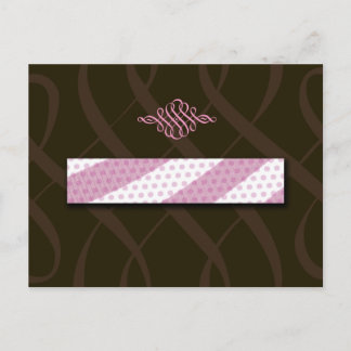 Cartão Postal Cartão-postal de 311-Luscious, rosa e chocolate