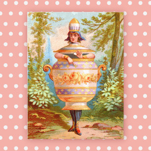 Cartão Postal Cartão-postal de Açúcar para Queridos de Dish