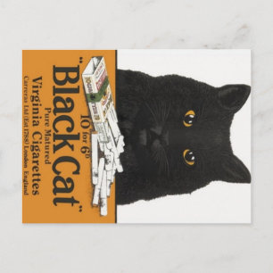 Cartão Postal Cartão-postal de Adverte de Cigarros Black Virgin