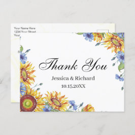 Cartão Postal Cartão-postal de agradecimento da Ucrânia