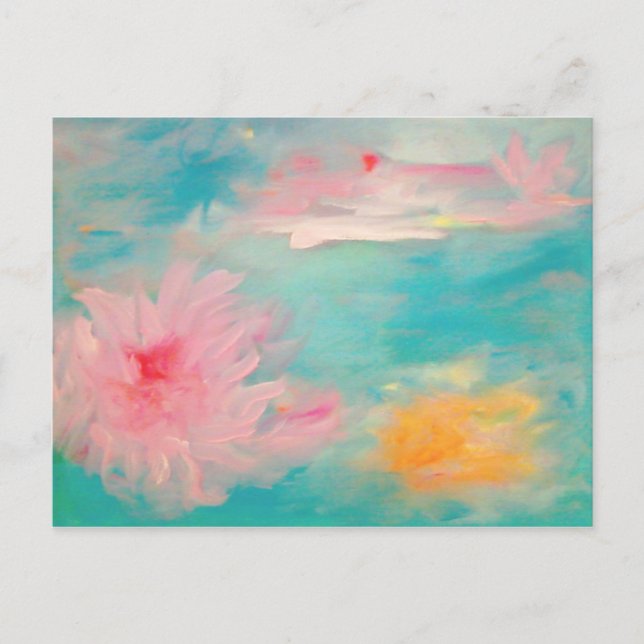 Cartão Postal Cartão-postal de água da Flor (Frente)