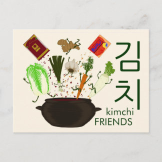 Cartão Postal Cartão-postal de Amigos Kimchi