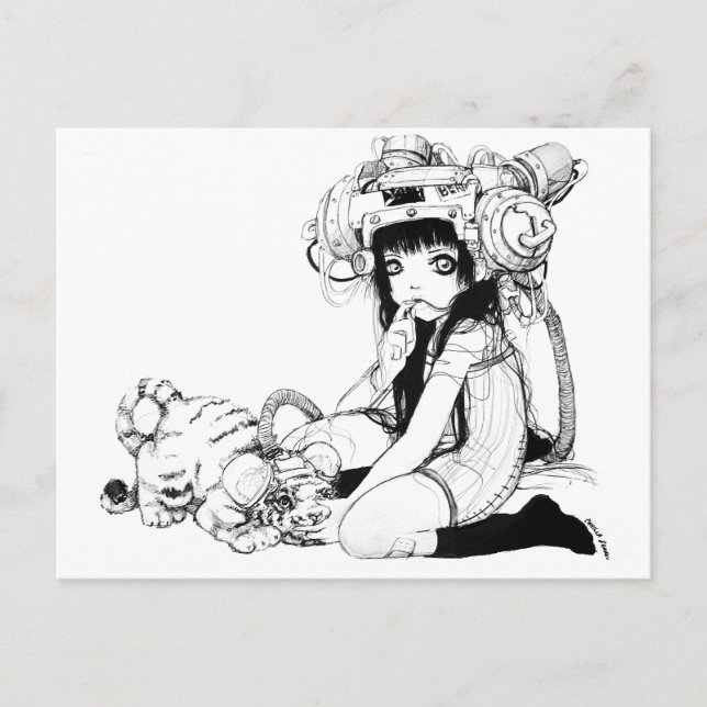 Cartão Postal Cartão-postal de amigos simbióticos (Frente)