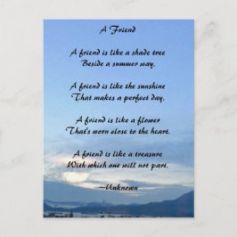 Cartão Postal Cartão-postal de amizade