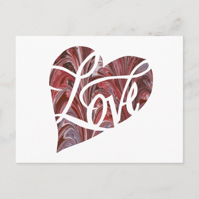 Cartão Postal Cartão-postal de amor (Frente)
