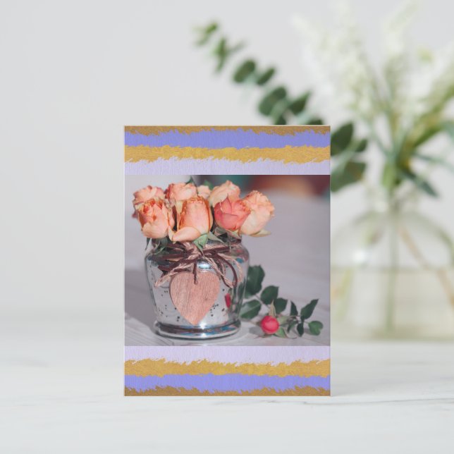 Cartão Postal Cartão-postal de amor (Em pé/Frente)