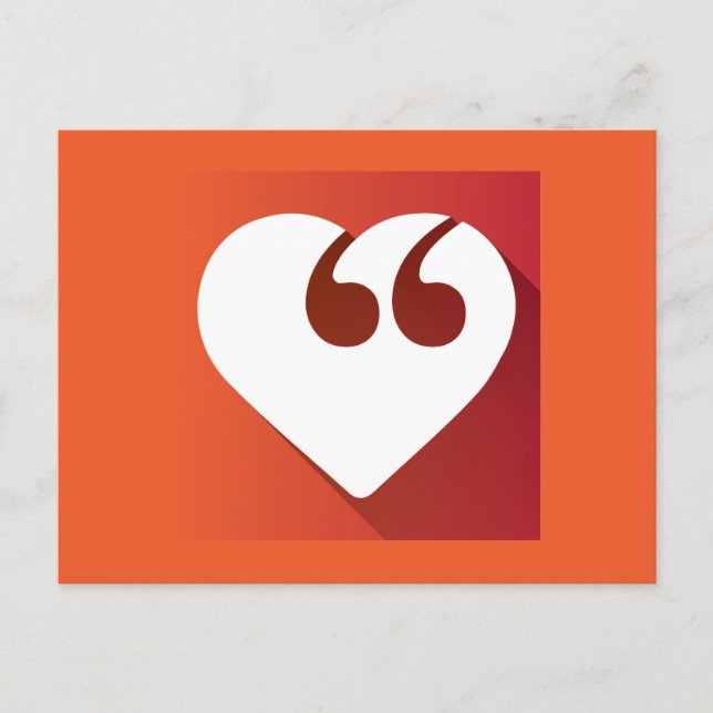 Cartão Postal Cartão-postal de amor gratuito por voz (Frente)