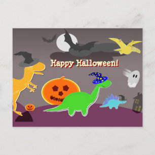 Cartão Postal Cartão-postal de animação do Feliz Halloween