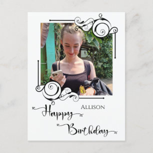 Cartão Postal Cartão-postal de aniversário feliz