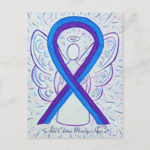 Cartão Postal Cartão-postal de anjo com Friso de Consciência A
