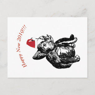Cartão Postal Cartão-postal de ano novo