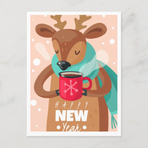 Cartão Postal Cartão-postal de ano novo