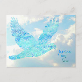Cartão Postal Cartão-postal de Ano Novo da Peace Dove