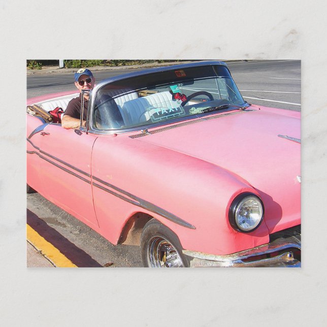 Cartão Postal Cartão-postal de anos 50 Cars Cuba (Frente)