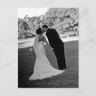 Cartão Postal Cartão-postal de Anotação de Casamento Obrigado