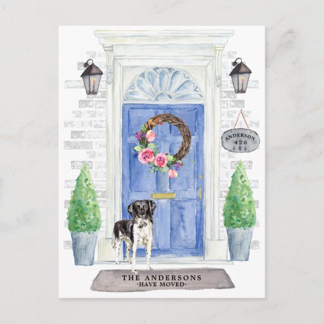 Cartão Postal Cartão-postal de Anúncio de Movimentação de Stayho (Frente)